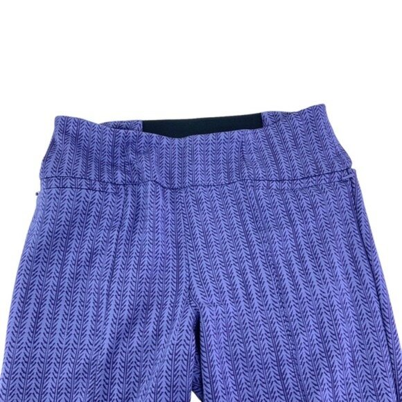 Betabrand Purple Power Down Pants Ankle Leggings - Picture 3 of 7